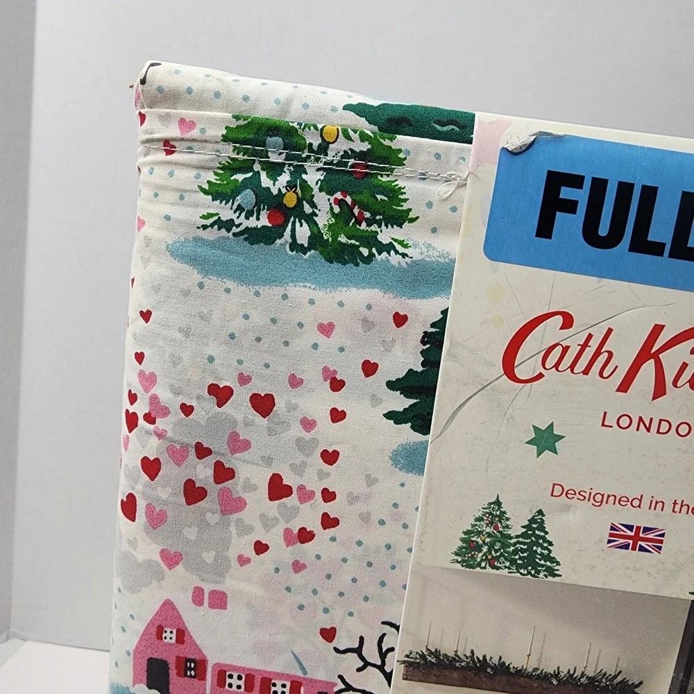 Cath Kidston London Shine Bright Cream FULL 4 Pc Sheet Set 100% Cotton *NEW*